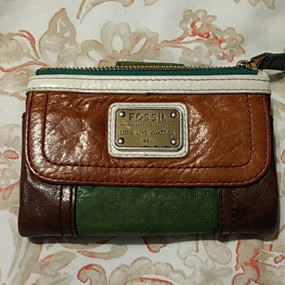 FOSSIL LONG LIVE VINTAGE LEATHER WALLET